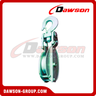 DS-B005 Snatch Block With Hook Self-Locking For Manila Rope