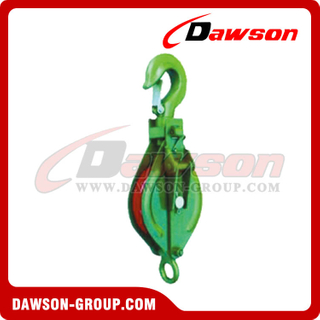 DS-B076 7111 Open Type Pulley Block Single Sheave With Hook