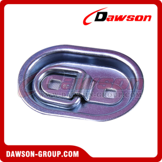 High Quality Steel Zinc Plated Surface Deck Ring Tie Down Lashing Anchor Point, Surface Mounting D Ring