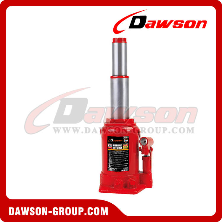 20Ton Double Ram Bottle Jack, 20000kg Professional Garage Jack, 20 Ton