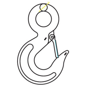 DS505 Eye Sling Hook with Latch - Dawson Group LTD. - China Manufacturer, Supplier, Factory