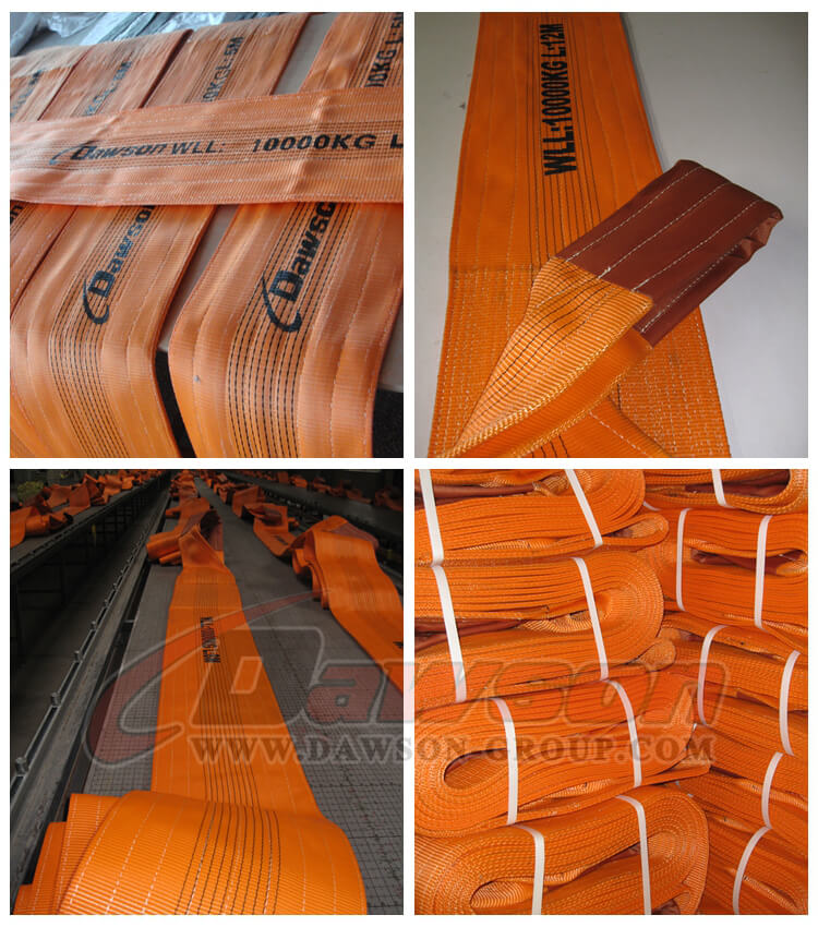 WLL 10 Ton Polyester Webbing Slings - Lifting Slings - Dawson Group Ltd. - China Manufacturer, Supplier, Factory