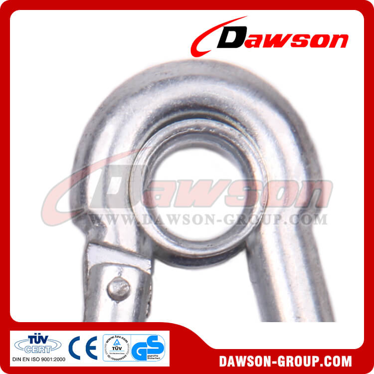 Stainless Steel Snap Hook with Eyelet DIN5299 Form A