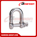 European Type Commercial Galv. Dee Shackle