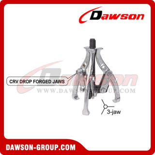 DSTD0702 3 Jaw Gear Puller, Drop-forged, Beam Drop-forged, T-shaped Thread Gear Puller
