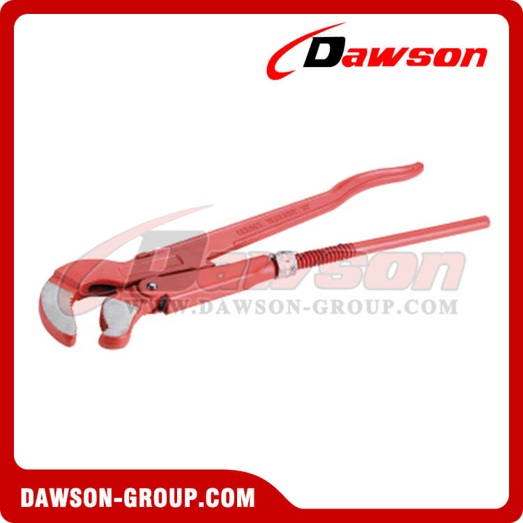 DSTD3072 S Type Bent Nose Pipe Wrench, Pipe Grip Tools 
