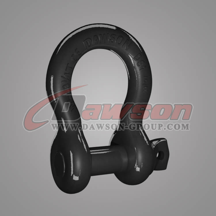 US Type Bow Shackle with PU Protection for Towing and Recovery Strap, Drop Forged Anchor Shackle - Dawson Group Ltd. - China Manufacturer, Supplier, Factory