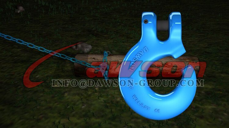 Application of G100 Clevis Forest Hook for Logging, Grade 100 Clevis Forest Hook - Dawson Group Ltd. - China Factory