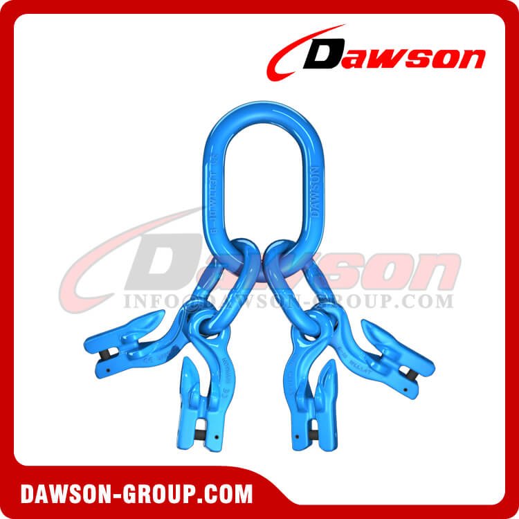 G100 Master Link Assembly + G100 Eye Grab Hook with Clevis Attachment&times;4 - Dawson Group Ltd. - China Supplier, Factory