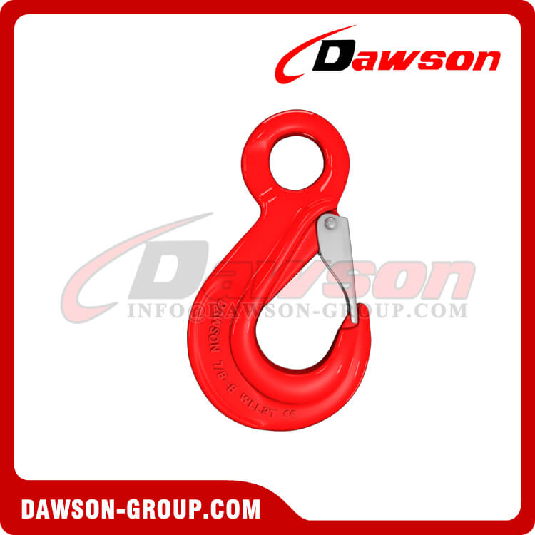 DS864 G80 6-16MM Eye Sling Hook with Cast Latch for Chain Slings