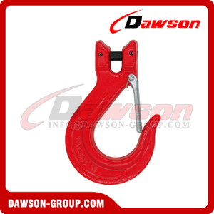 DS069 G80 1/4''-3/4'' Clevis Sling Hook with Latch for Lifting Chains
