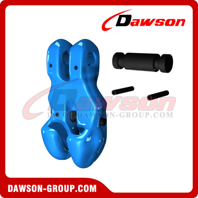 DS1057 G100 6-16MM Forged Alloy Steel Clevis Chain Clutch with Safety Pin for Adjust Chain Length