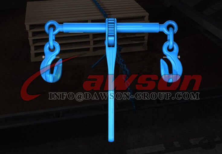 Application of G100 Ratchet Type Load Binder with Safety Hooks - Dawson Group Ltd. - China Supplier
