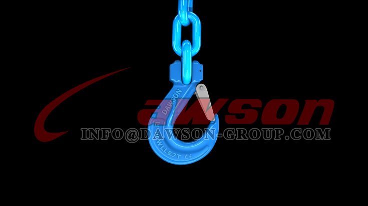 Application of G100 Forged Alloy Steel Clevis Sling Hook with Latch - Dawson Group Ltd. - China Factory