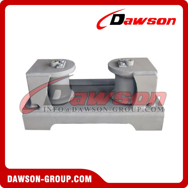 Double cast roller chock