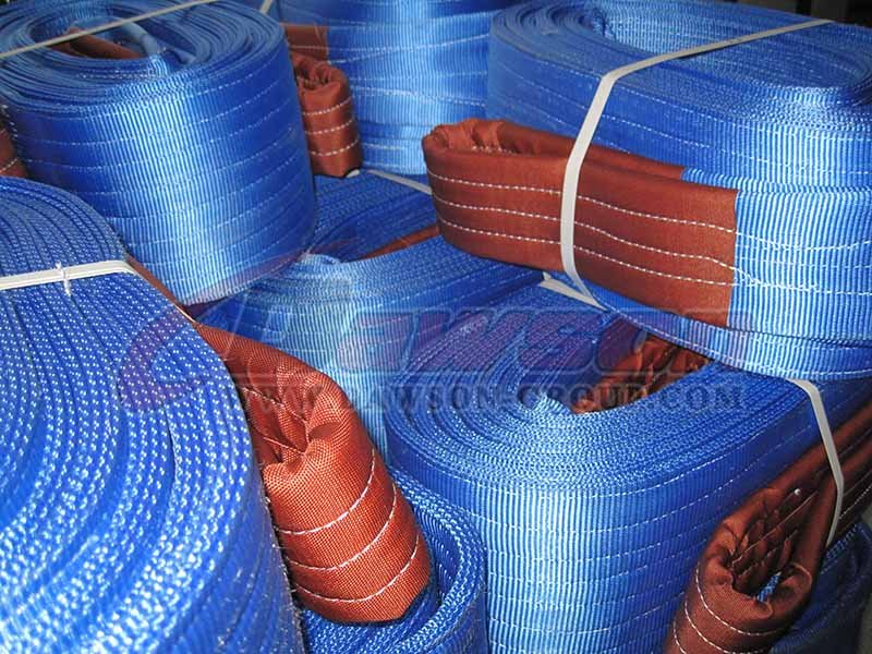 China Dawson WLL 16 Ton Polyester Webbing Slings - Factory, Supplier, Exporter