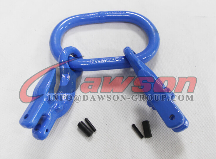 G100 Forged Master Link with 2 Eye Grab Hook with Clevis Attachment for Adjust Chain Length - Dawson Group - China Manufacturer