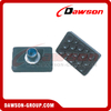 B10052 B10053 2"×4" Rubber Foot for Large and Small Tube Bolt On