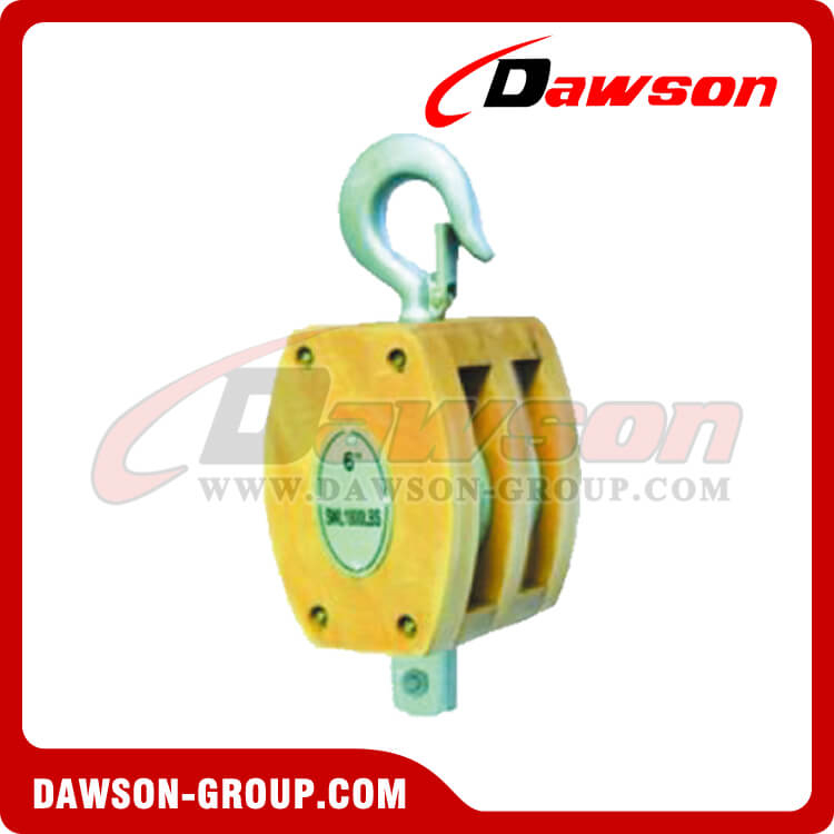DS-B131 JIS Wooden Pulley Double With Hook