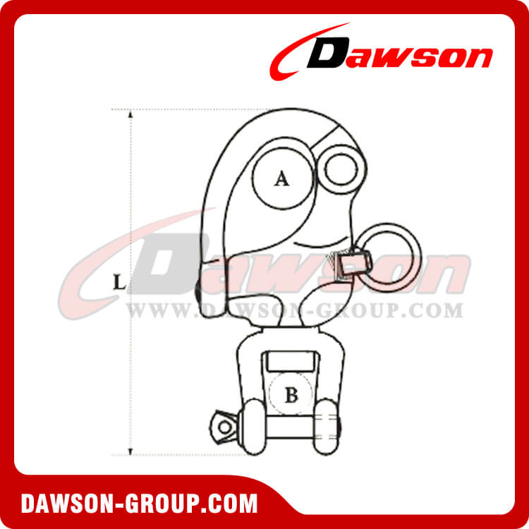 Stainless Steel Swivel Snap Shackle with Jaw Head