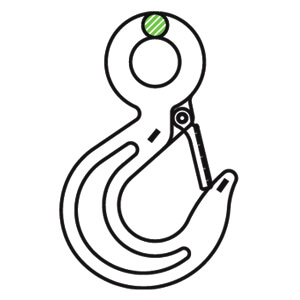 DS223 Eye Sling Hook with Latch - Dawson Group LTD. - China Manufacturer, Supplier, Factory