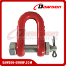 DS049 G80 7/8-16MM Bolt Type Dee Shackle, Chain Shackle with Bolt for Lifting