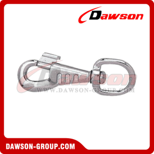 Swiveling Round Eye Bolt Snap Hook