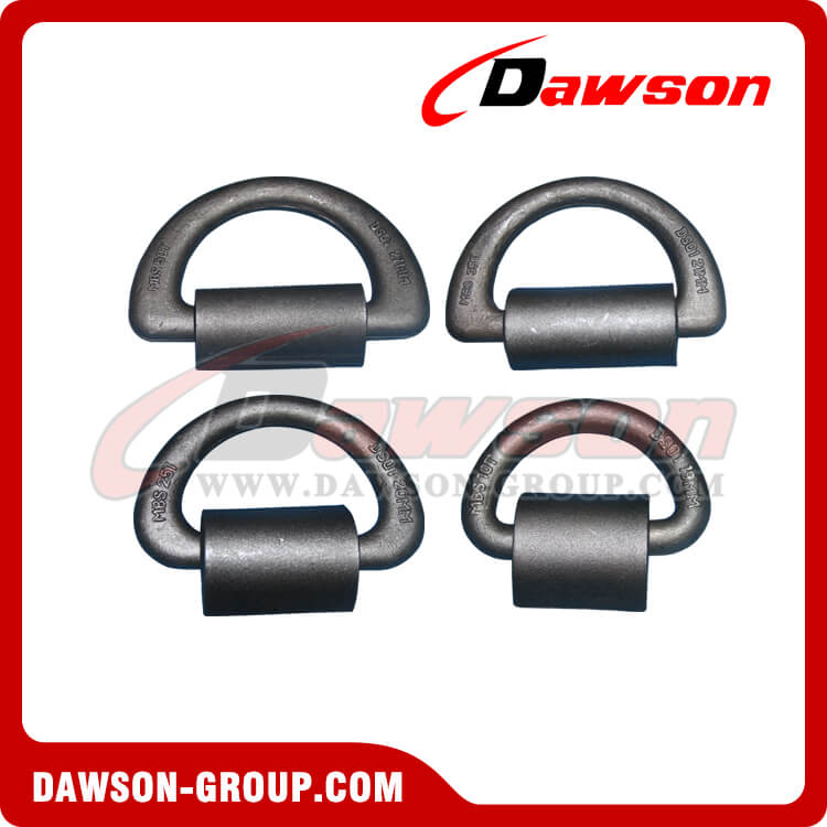 Heavy Duty Forged Lifting D Rings, , Weld on D-Ring with Strap BL 50T / 36T  / 25T / 10T, D-Ring Link with Wrap, Ship Steel Bend Clamp - Dawson Group  Ltd. 