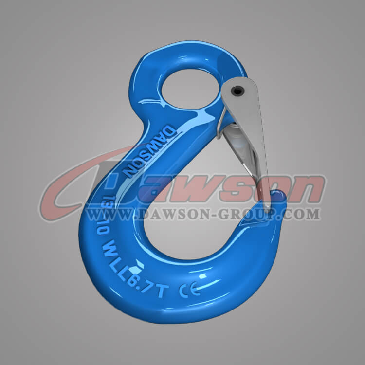 Grade 100 Eye Sling Hook with Latch for Lifting Slings, G100 Sling Hook - China Manufacturer Supplier, Factory