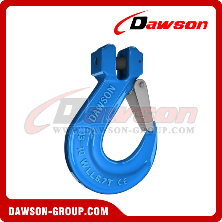 DS1004 G100 6-22MM Clevis Sling Hook with Safety Latch for Chain Sling Fitting