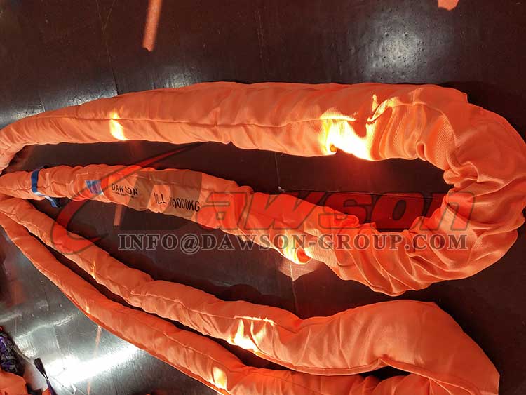 100000KG Polyester Round Sling, Lifting Slings - Dawson Group Ltd. - China Manufacturer, Supplier, Factory