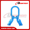 DS1067 G100 6-16MM Forged Master Link + G100 Eye Grab Hook with Clevis Attachment for Adjust Chain Length × 2