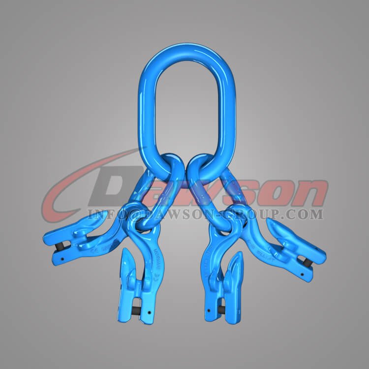 Grade 100 Master Link Assembly + Grade 100 Eye Grab Hook with Clevis Attachment&times;4 Dawson Group Ltd. - China Manufacturer, Factory