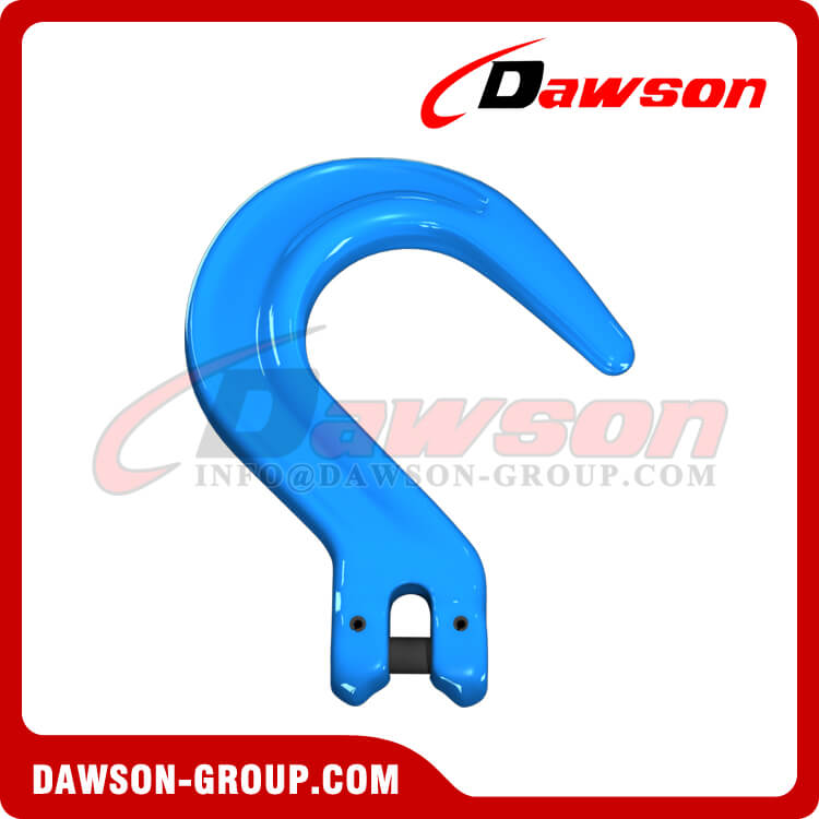 Grade 100 Forged Steel Clevis Foundry Hook, G100 Clevis Type Large Opening Hook for Lifting - Dawson Group - China Factory