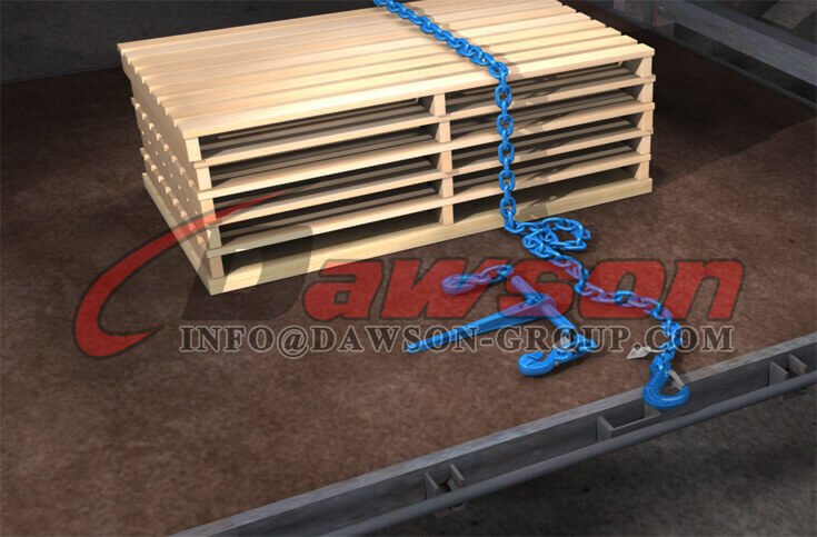 Application of G100 Ratchet Type Load Binder with Safety Hooks - Dawson Group Ltd. - China Factory, Exporter