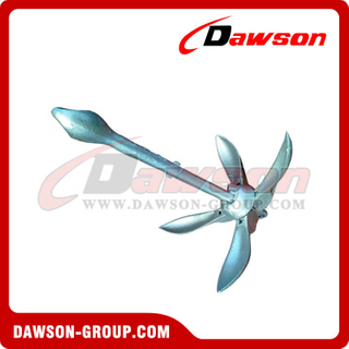 Folding Anchor / Hot Dip Galvanized Folding Grapnel Anchor Type A For Yacht