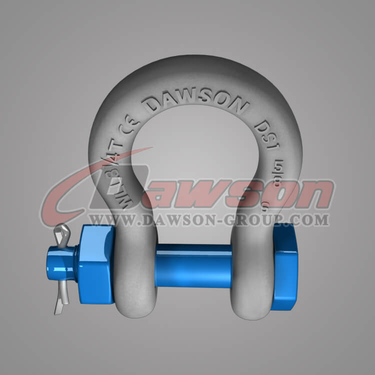 Dawson Brand Hot Dip Galvanized US Type Bow Shackle with Screw Pin, S6 Bow Shackle - China Supplier, Factory