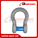 US Type Forged Trawling Bow Shackle with Sunken Pin, S6 Anchor Shackle Square Sunken Hole Pin