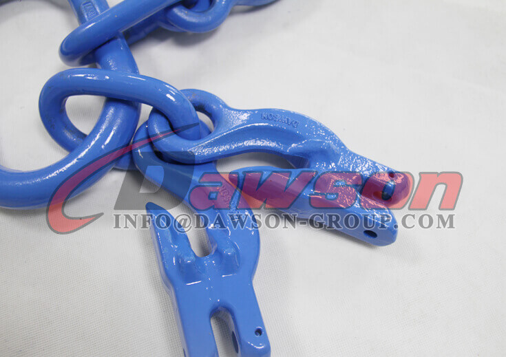 G100 Master Link Assembly with 4 G100 Eye Grab Hook with Clevis Attachment for Adjust Chain Length - China Factory Dawson
