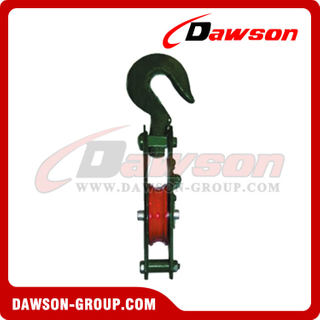 DS-B081 7311 Open Type Pulley Block Single Sheave With Hook