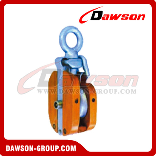 DS-B040 Wooden Shell Snatch Block With Eye