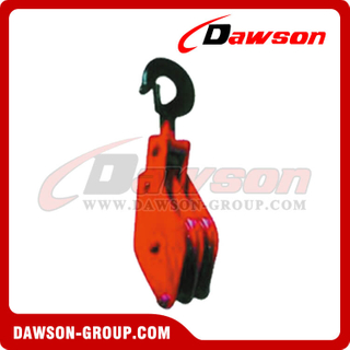 DS-B089 7612 Pulley Block Double Sheave With Hook