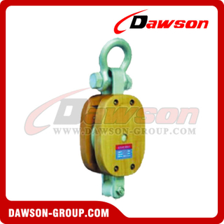 DS-B048 Regular Wood Block Single Sheave With Shackle