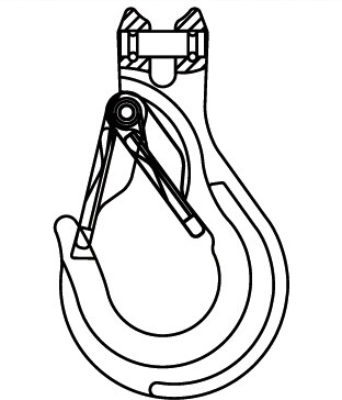 DS1025 Clevis Sling Hook with Latch - Dawson Group Ltd. - China Manufacturer, Supplier, Factory