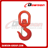 DS040 G80 Swivel Hook with Safety Latch for Heavy Duty Crane Lifting Chain Slings