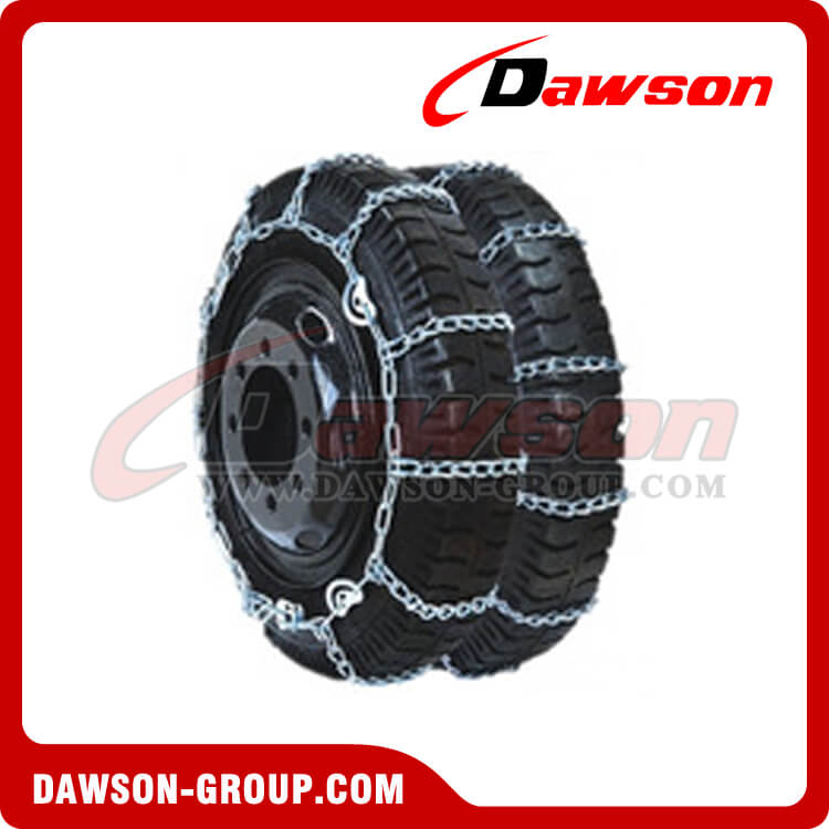 Snow Chain 4×4, Glacier Snow Tire Chains with Cam Tighteners, Light Truck V-Bar Twist Link Tire Chain