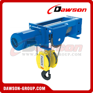 Foot-Mounted Electric Wire Rope Hoist DSWHF-C (4/1 Rope Reeving)