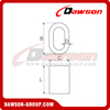 DS-506 Duplex Non-Tapered Sleeves Wire Rope Steel Oval Sleeves