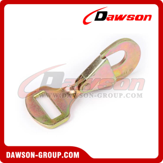 DSTW35301 B/S 3000KG/6600LBS Zinc Plated Twisted Flat Snap Hook