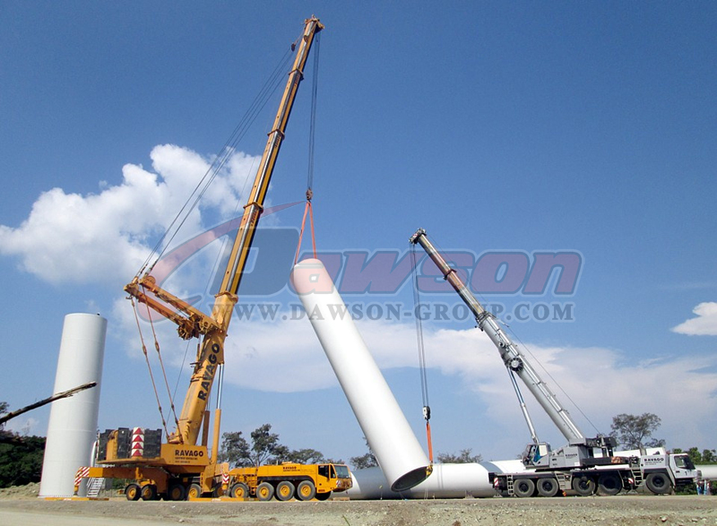 Wll T Polyester Round Slings Kg Heavy Duty Endless Type Crane Lifting Slings Ton